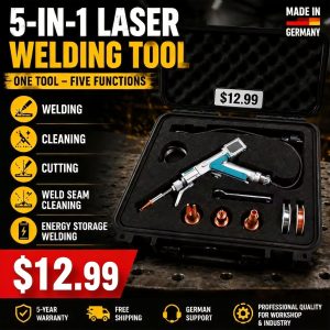 📦 5-in-1 Laser Welder (Welding, Cleaning & Cutting) Customs Clearance Liquidation | Rock‑Bottom $12.99, $5 Deposit – Pay On Arrival, Limited Stock
